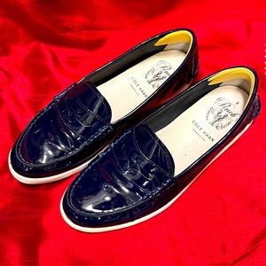 Navy blue size 9 loafers